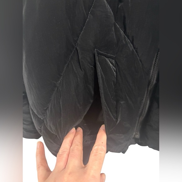 Zara Cropped Black Puffer Jacket Blogger Favorite Trendy XS - Picture 7 of 10